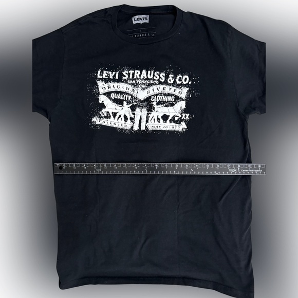 Original Levi’s White Spatter Logo T-Shirt - Picture 6 of 6
